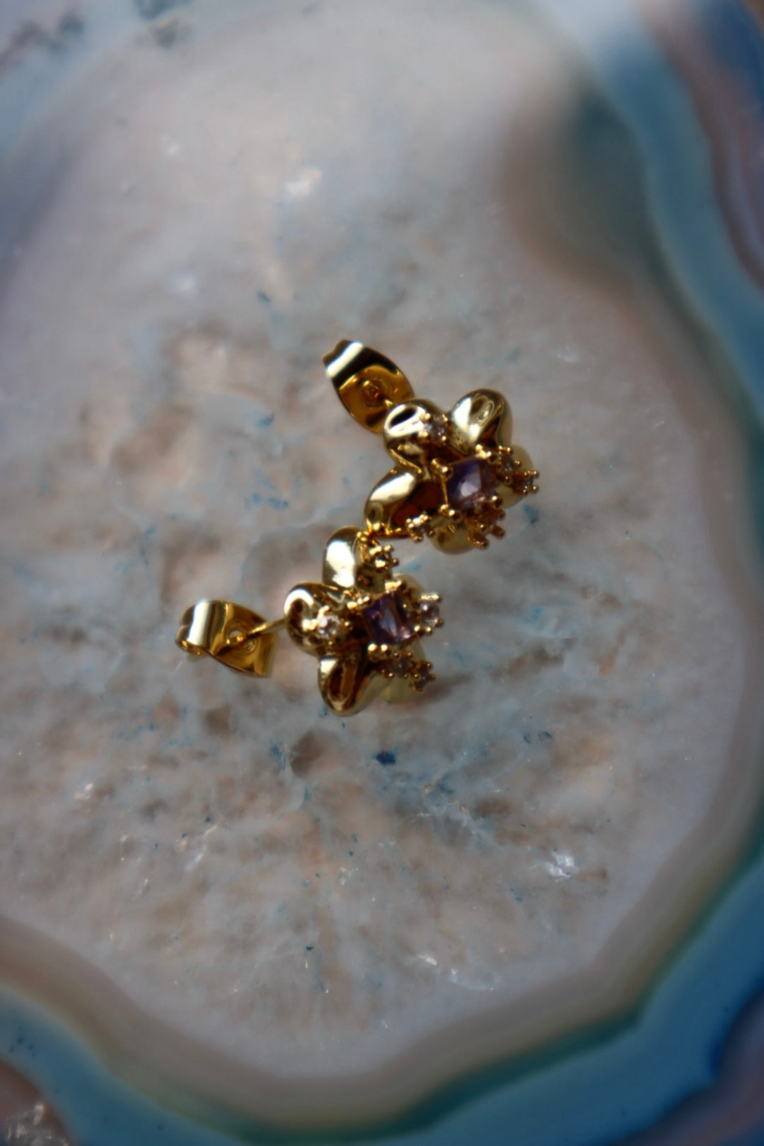 Lily Studs (Gold)