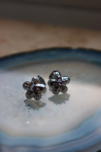 Lily Studs (Silver)